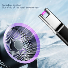 Load image into Gallery viewer, Electric Arc Ignition Windproof Pulse Flameless Plasma Ignition Candle Lighters USB Rechargeable Lighter Kitchen Outdoor BBQ
