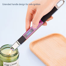 Load image into Gallery viewer, Electric Arc Ignition Windproof Pulse Flameless Plasma Ignition Candle Lighters USB Rechargeable Lighter Kitchen Outdoor BBQ
