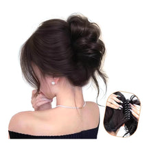 Load image into Gallery viewer, Grasp and Clip Flower Bud Head Temperament Turn Hair Artifact Simulate Hair Wig Headwear Women Elegant Wig
