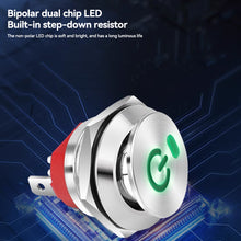 Load image into Gallery viewer, 22mm Metal Car Toggle Switches Button Rocker Switch Stainless Steel 12V 20A Self-locking Two Positions ON-OFF 3 Pins
