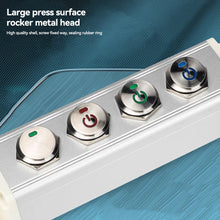 Load image into Gallery viewer, 22mm Metal Car Toggle Switches Button Rocker Switch Stainless Steel 12V 20A Self-locking Two Positions ON-OFF 3 Pins
