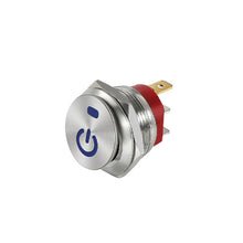 Load image into Gallery viewer, 22mm Metal Car Toggle Switches Button Rocker Switch Stainless Steel 12V 20A Self-locking Two Positions ON-OFF 3 Pins
