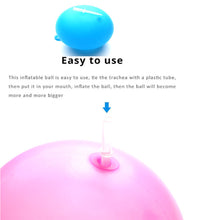 Load image into Gallery viewer, Children Outdoor Soft Air Water Filled Transparent Bubble Ball Inflating Balloon Toy Fun Party Game Great Kids Gifts
