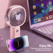 Load image into Gallery viewer, Handheld Mini Fan Portable Pocket Fan USB Charging Fan Rechargable Summer Cooling Fan for Home Outdoor Office
