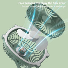 Load image into Gallery viewer, 7.87 inch USB Input Desktop Fan Office PC Connection Mini Fan Students School Fan Mute USB Fan
