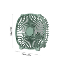 Load image into Gallery viewer, 7.87 inch USB Input Desktop Fan Office PC Connection Mini Fan Students School Fan Mute USB Fan
