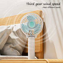Load image into Gallery viewer, Handheld Mini Fan Portable Pocket Fan USB Charging Fan Rechargable Summer Cooling Fan for Home Outdoor Office
