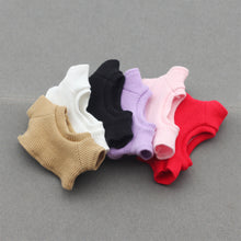 Load image into Gallery viewer, Miniature Knit Flap Hat and T-Shirt Set for 17cm Labubu Dolls Cute DIY Doll Clothes Fashion Accessories Lovely Outfit Gifts for Girls Friends
