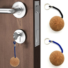 Load image into Gallery viewer, Boat Floating Cork Ball Keychain Round 50MM Fender Buoyancy Key Ring Plastic Suitable For Sailing Kayaking Surfing Gift
