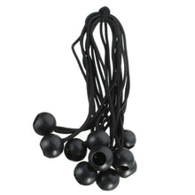 Load image into Gallery viewer, 10Pcs Boat Pole Camping Tent Elastic Rope Bungee Ball Tarps Canvas Tarpaulin Flagpole Ties Cord Ends Lace Fixed Tie Downs Accessories
