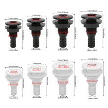 Load image into Gallery viewer, Thru Hull Fitting Straight Hose Connector for 5/8, 3/4 1‑1/2in Hose Boats Marines Marine Accessories Thru Hull Hose Connection
