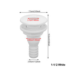 Load image into Gallery viewer, Thru Hull Fitting Straight Hose Connector for 5/8, 3/4 1‑1/2in Hose Boats Marines Marine Accessories Thru Hull Hose Connection
