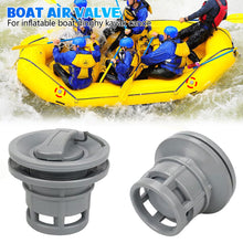 Load image into Gallery viewer, PVC Canoe Air Valve Boat Valve Replacement Boat Valve Air Gas Valve Replacement for Inflatable Boat Dinghy Kayak Canoe
