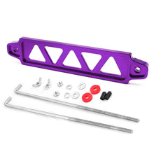Load image into Gallery viewer, 218mm Aluminum Universal Auto Car Battery Tie Down Mount Battery Holder Bracket Brace Bar Burnt Blue for Honda Civic EK EG
