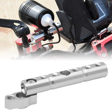 Load image into Gallery viewer, Universal Motorcycle Electric Bike Rearview Mirror Headlight Mounting Spotlight Signal Lamp Bracket Fixed Bracket Mount
