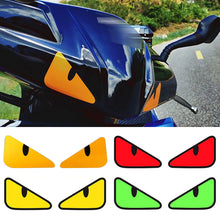 Load image into Gallery viewer, 2Pcs Motorcycle Devil Eye Sticker Waterproof Helmet Sticker for Motorbike Car Window Body Decoration Stickers Decals Vinyl
