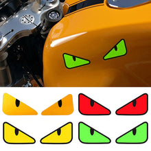 Load image into Gallery viewer, 2Pcs Motorcycle Devil Eye Sticker Waterproof Helmet Sticker for Motorbike Car Window Body Decoration Stickers Decals Vinyl
