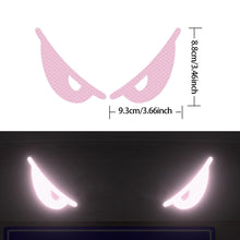 Load image into Gallery viewer, 2Pcs Devil's Eye Reflective Motorcycle Helmets Sticker Night Light Decor for KTM Honda Car Reflective Stickers
