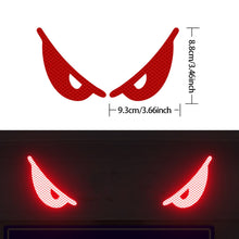 Load image into Gallery viewer, 2Pcs Devil's Eye Reflective Motorcycle Helmets Sticker Night Light Decor for KTM Honda Car Reflective Stickers
