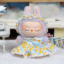 Load image into Gallery viewer, Miniature Flower Dress for 17cm Labubu Dolls Cute DIY Doll Clothes Fashion Accessories Lovely Outfit Gifts for Girls Friends
