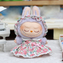 Load image into Gallery viewer, Miniature Flower Dress for 17cm Labubu Dolls Cute DIY Doll Clothes Fashion Accessories Lovely Outfit Gifts for Girls Friends
