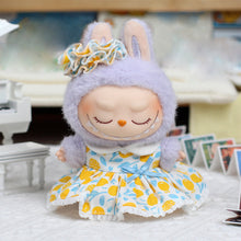 Load image into Gallery viewer, Miniature Flower Dress for 17cm Labubu Dolls Cute DIY Doll Clothes Fashion Accessories Lovely Outfit Gifts for Girls Friends
