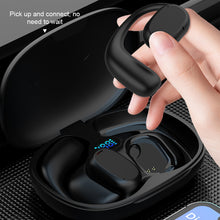 Load image into Gallery viewer, 5.3 Wireless Hanging Ear Bluetooth Headset With LED Power Display Waterproof Noise Reduction Long Endurance Sports Headset -X27
