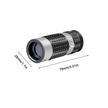 Load image into Gallery viewer, 7×18 Mini Portable Monocular Telescope With Graduated Reticle Plate High-Power Rangefinder Scope
