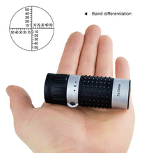 Load image into Gallery viewer, 7×18 Mini Portable Monocular Telescope With Graduated Reticle Plate High-Power Rangefinder Scope
