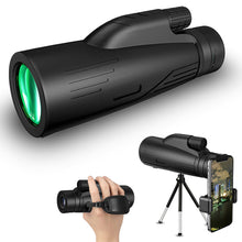 Load image into Gallery viewer, 12×50 Monocular Telescope High-Power HD Large Objective Lens With Anti-Shake Wrist Strap Portable Telescope
