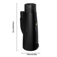 Load image into Gallery viewer, 12×50 Monocular Telescope High-Power HD Large Objective Lens With Anti-Shake Wrist Strap Portable Telescope
