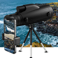 Load image into Gallery viewer, 12×50 Monocular Telescope High-Power HD Large Objective Lens With Anti-Shake Wrist Strap Portable Telescope
