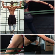 Load image into Gallery viewer, 1PC 10-250LB Professional Fitness Latex Elastic Band Home Strength Training Pull-Up Yoga Tension Band
