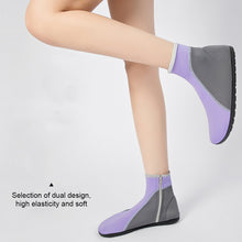 Load image into Gallery viewer, 1Pair Color-Matching High-Top Beach Shoes With Zipper Non-Slip Breathable High-Elastic Diving Surfing Shoes
