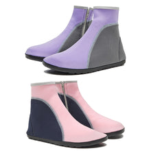 Load image into Gallery viewer, 1Pair Color-Matching High-Top Beach Shoes With Zipper Non-Slip Breathable High-Elastic Diving Surfing Shoes
