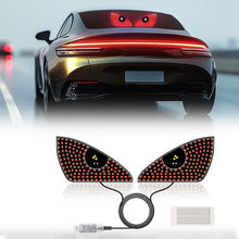 Load image into Gallery viewer, 2Pcs Car LED Eyes Decorative Light Rear Window Warning Light Red Devil Eye Atmosphere Light Auto Decoration Accessories
