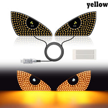 Load image into Gallery viewer, 2Pcs Car LED Eyes Decorative Light Rear Window Warning Light Red Devil Eye Atmosphere Light Auto Decoration Accessories
