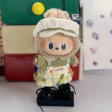 Load image into Gallery viewer, Miniature Rustic Overall Set for 17cm Labubu Dolls Cute DIY Doll Clothes Fashion Accessories Lovely Outfit Gifts for Girls Friends
