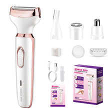 Load image into Gallery viewer, 2 In 1 Epilator Electric Lady Shaver Body Hair Painless Removal Cordless Trimmer Razor Face Leg Armpit Bikini Hand Pubic Shaver Razor Gifts For Women
