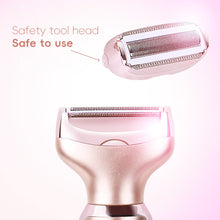 Load image into Gallery viewer, 2 In 1 Epilator Electric Lady Shaver Body Hair Painless Removal Cordless Trimmer Razor Face Leg Armpit Bikini Hand Pubic Shaver Razor Gifts For Women
