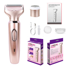 Load image into Gallery viewer, 2 In 1 Epilator Electric Lady Shaver Body Hair Painless Removal Cordless Trimmer Razor Face Leg Armpit Bikini Hand Pubic Shaver Razor Gifts For Women
