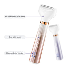 Load image into Gallery viewer, 4In1 Advanced Digital Display Electric Epilator Razors for Sensitive Skin Bikini Trimmer Face Shavers Hair Removal Waterproof For Lady
