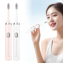 Load image into Gallery viewer, USB Charging Sonic Vibration Adult Electric Toothbrush USB Charging Smart Toothbrush 8 Modes Replaceable Brush Head Oral Care
