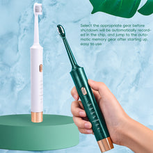 Load image into Gallery viewer, Sonic Electric Adult Toothbrush Battery Life 35 Day USB Rechargeable IPX7 Waterproof Toothbrushes High Frequency Cleaning 6 Cleaning Modes
