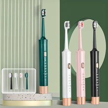 Load image into Gallery viewer, Sonic Electric Adult Toothbrush Battery Life 35 Day USB Rechargeable IPX7 Waterproof Toothbrushes High Frequency Cleaning 6 Cleaning Modes

