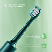 Load image into Gallery viewer, Sonic Electric Adult Toothbrush Battery Life 35 Day USB Rechargeable IPX7 Waterproof Toothbrushes High Frequency Cleaning 6 Cleaning Modes
