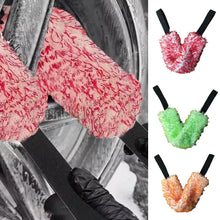Load image into Gallery viewer, Car Wheel Wash Towel Tires Wiping Towel Wheel Hub Cleaning Rag Long Strap Tires Detailing For Automotive Cars Maintenance
