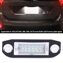 Load image into Gallery viewer, 1PC/2Pcs Car LED License Plate Lights Number Plate Lamp Replacement 12V Light For VOLVO S40 S60 S80 XC60 XC70 XC90 C70 V50 V60 V70
