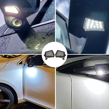 Load image into Gallery viewer, 2Pcs Car LED Front Under Mirror Lamp Puddle Light For Volvo V40 V50 C30 C70 S40 S60 S80 V50 V70 XC70 XC90 Jaguar XJ XF XK/XKR XE
