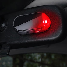 Load image into Gallery viewer, LED Car Solar Energy Wireless Anti-Theft Warning Light Caution Lamp Alarm Fake Anti-theft Flashing Decorative Light
